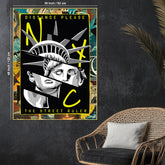 Abstract NYC The Street Ruler Canvas Wall Painting